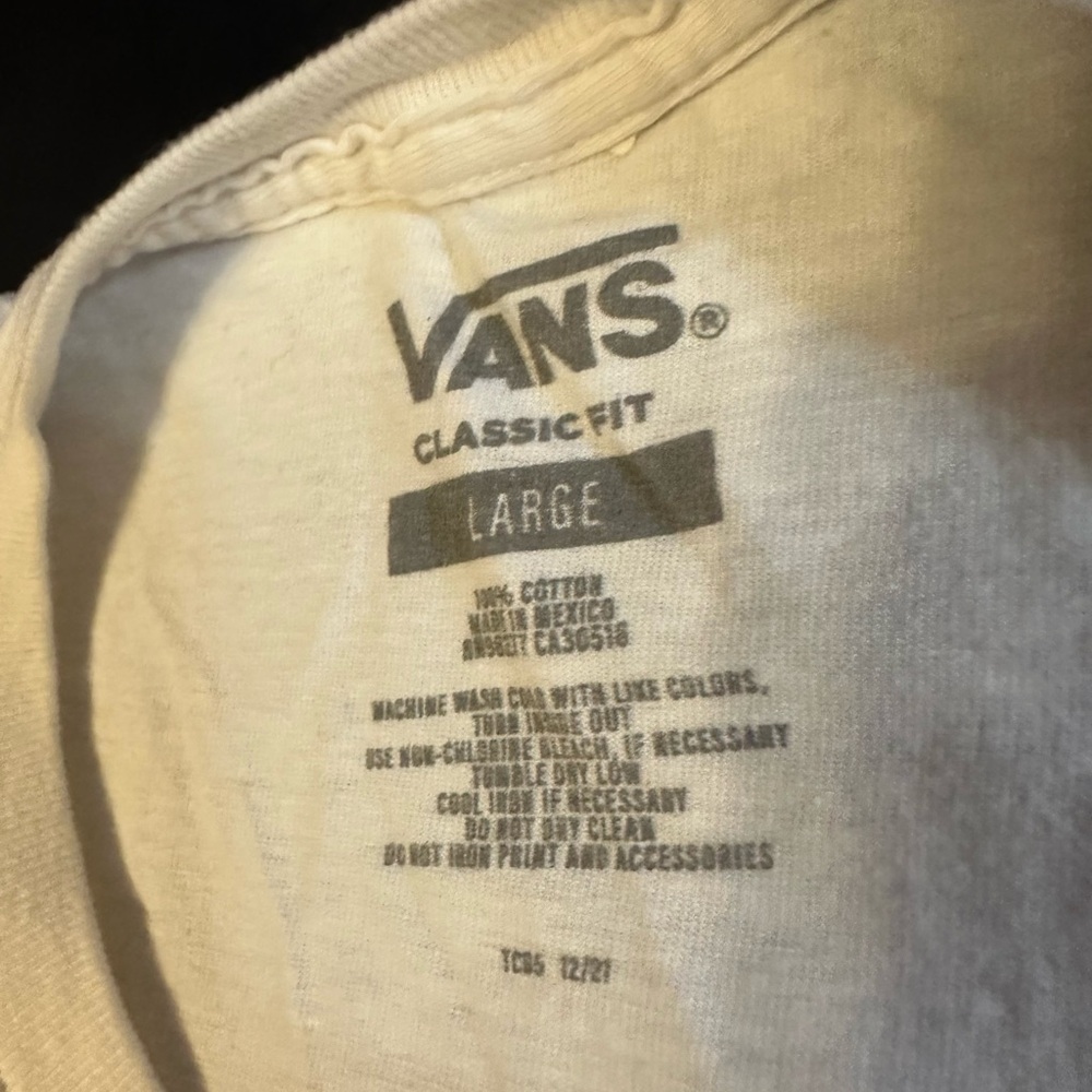 Vans Off the Wall White Graphic Tee - Picture 2 of 4